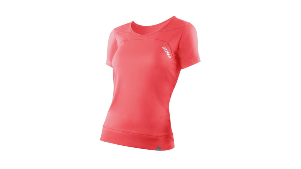 2XU Ice X Short Sleeve Run Top - Women's-Watermelon-X-Small