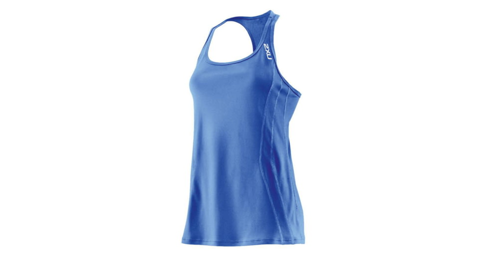 2XU Ice X Singlet - Women's-Catalina Blue-Small