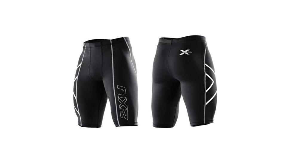 2XU Wmns Compress Short Blk Lg 1932B BLK/BLK L