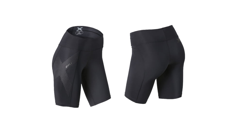 2XU Wmns Compress Short Blk Lg 1932B BLK/BLK L