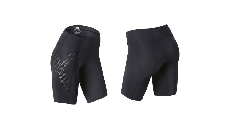 2XU Wmns Compress Short Blk Lg 1932B BLK/BLK L