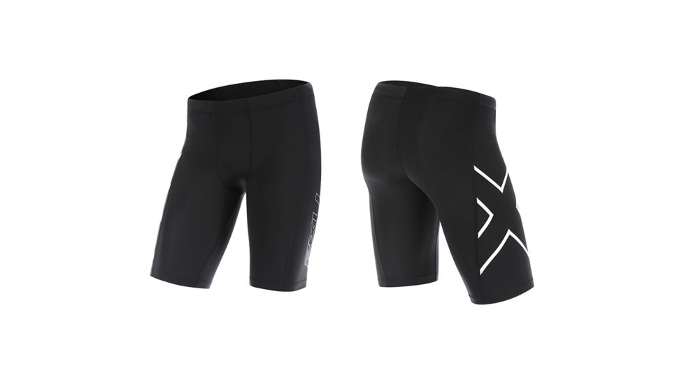 2XU Wmns Compress Short Blk Lg 1932B BLK/BLK L