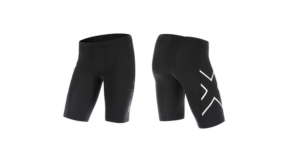 2XU Wmns Compress Short Blk Lg 1932B BLK/BLK L