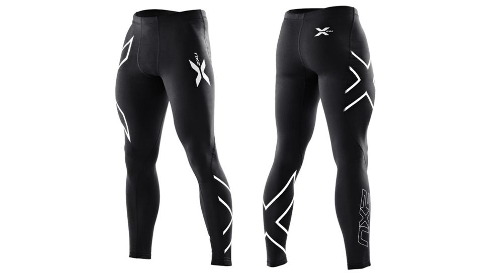 2XU Wmn Midrise Ct 3/4 Blk Sm WA2865b BL/DRF S