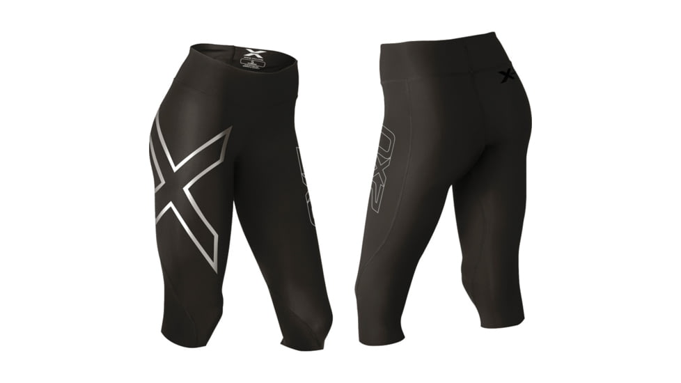 2XU Mens Hyoptik 3/4 Ct Blk Md 3515B BLK/SRF M