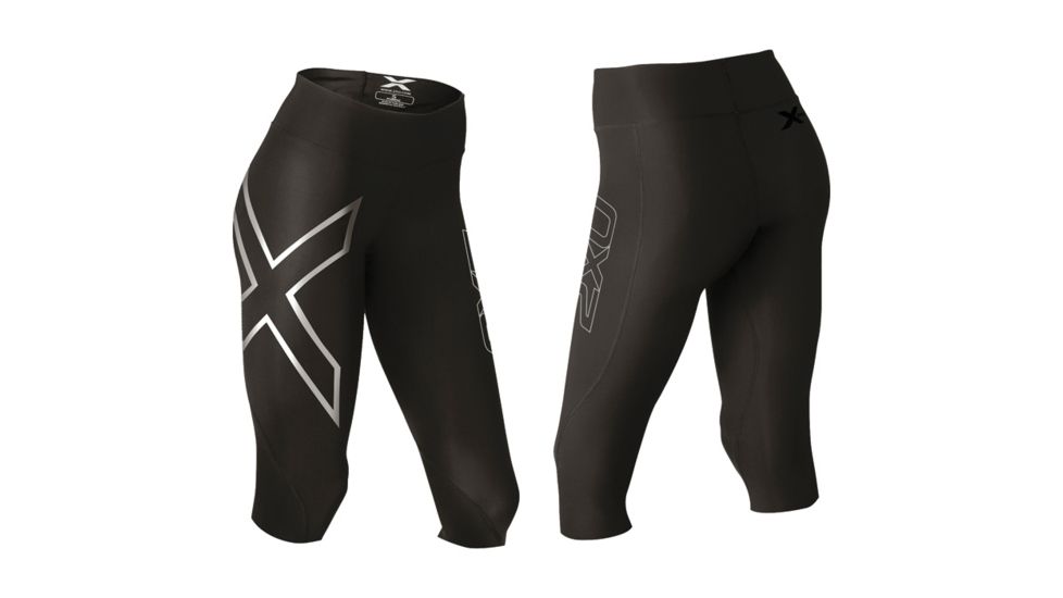 2XU Mens Hyoptik 3/4 Ct Blk Md 3515B BLK/SRF M