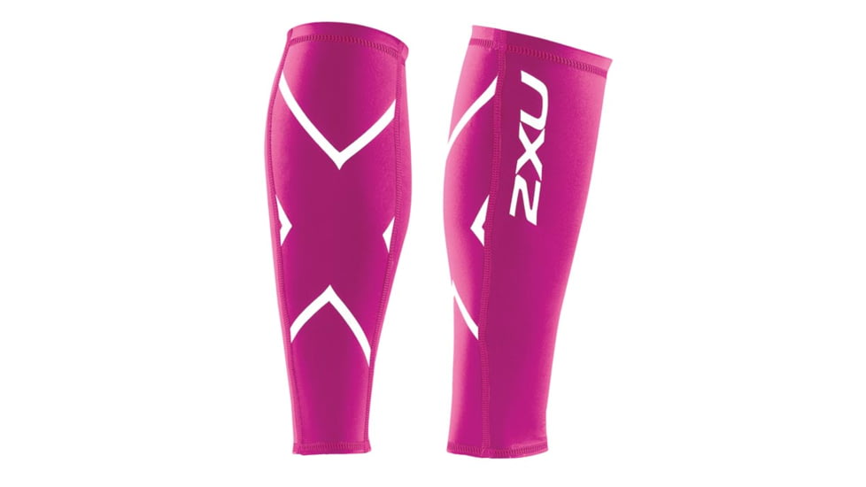 2XU Unisex Calf Guard H.pnk Lg 1987B HPK/HPK L