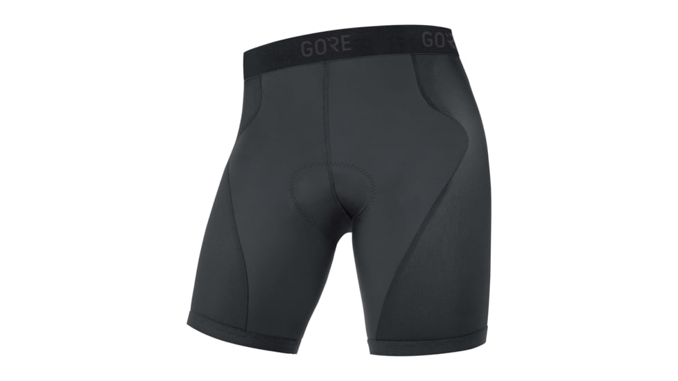 GOREWEAR Mens C3 Liner Cycling Short Tights+ in Black XL Form fit 5619E866, 100128-9900-XXL