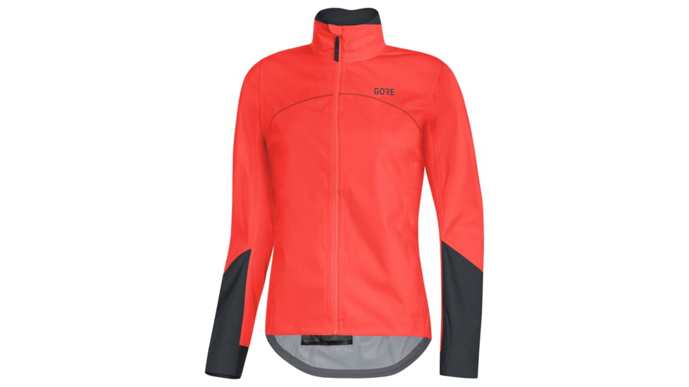 GOREWEAR C5 Womens GORE-TEX Active Cycling Jacket in Lumi Orange/Black Small 4-6 Slim fit Waterproof 097271A6, 100202-2199-38