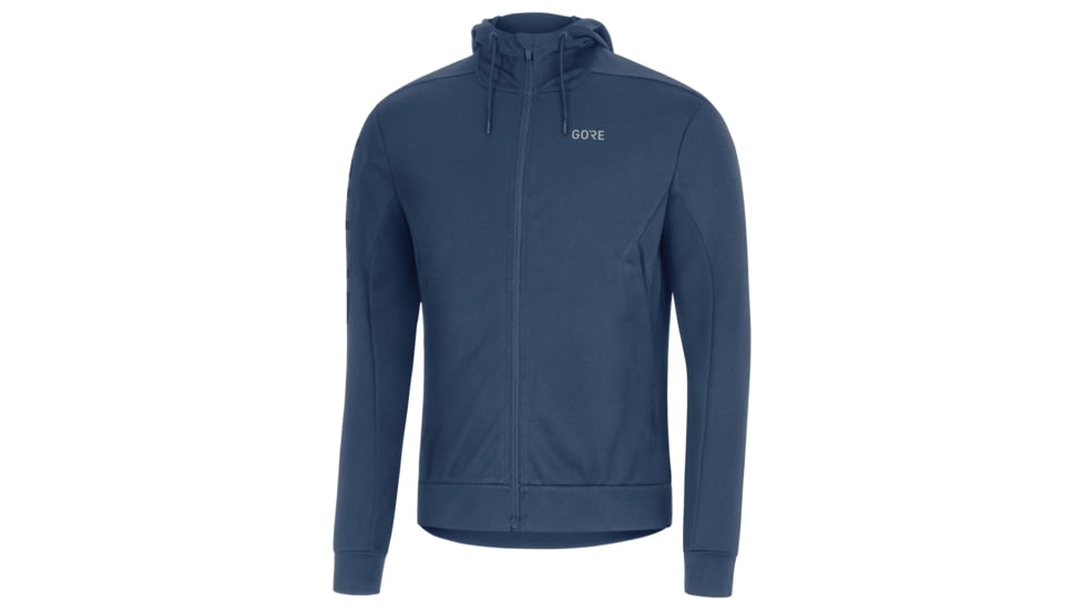 GOREWEAR Mens M Signature Cycling Hoodie in Deep Water Blue Small Regular fit 8B36B148, 100507-AH00-M