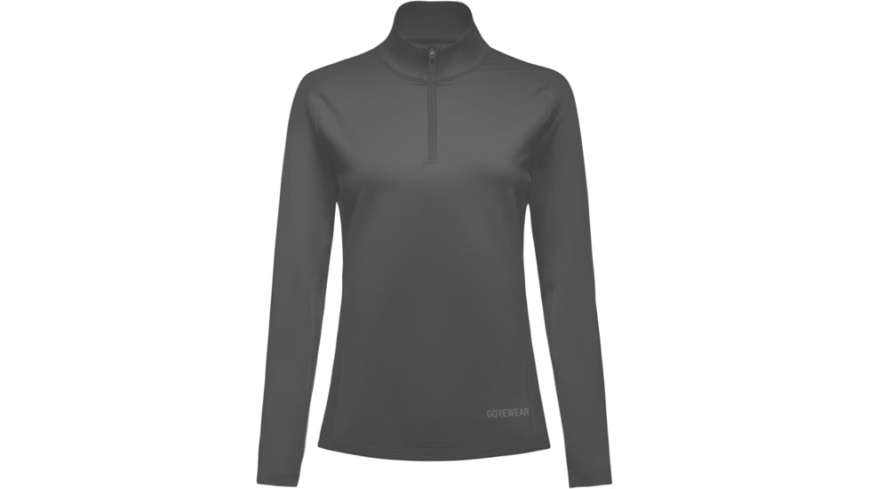 GOREWEAR Everyday Mid 1/4 Zip Womens in Black 2XS Regular fit Moisture Wicking 9AC16087, 101094-9900-34