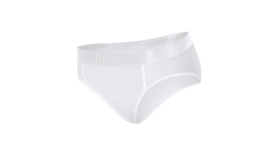 GOREWEAR Womens M Base Layer Briefs in White XS 0-2 Form fit D3AE7B70, 100054-0100-36