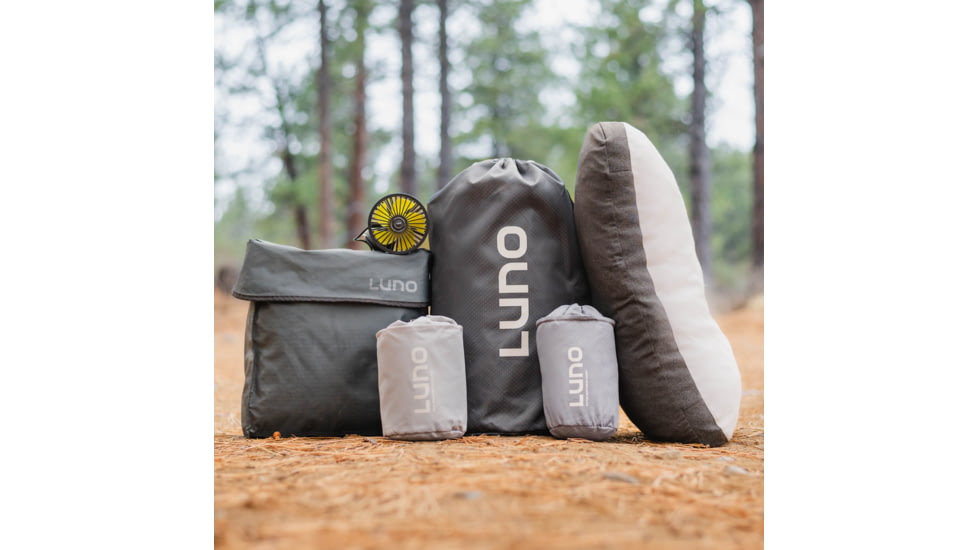 Luno Camper Van Ultimate Bundle, Stone Gray, One Size, camp-van-ultimate-bund