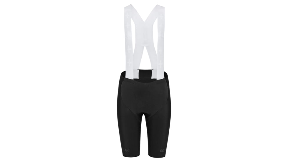 GOREWEAR Distance Bib Cycling Shorts+ 2.0 Womens in Black Small 4-6 Form fit Moisture Wicking 52BB15B4, 100951-9900-38