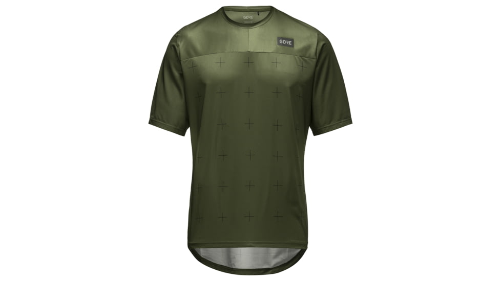 GOREWEAR TrailKPR Daily Cycling Shirt Mens in Utility Green Large Regular fit AEABCE98, 100864-BH00-XL
