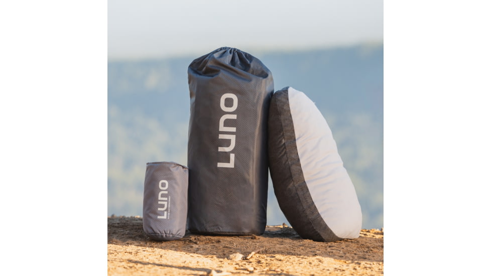 Luno Car Camping Sleep Bundle, Stone Gray, A, B, MSB-001-R1