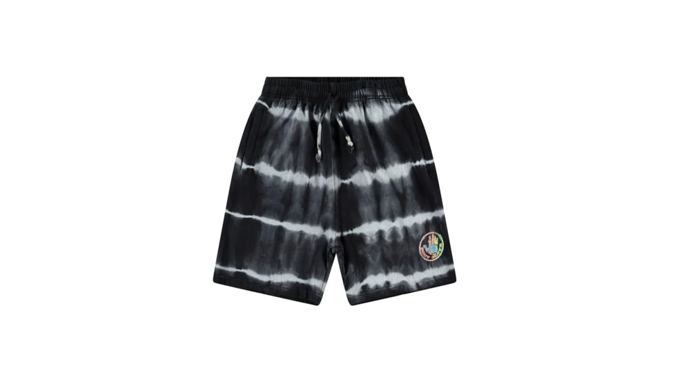 Body Glove The Jogger Tie-Dyed Fleece Shorts - Black Tie Dye 6B84DCE5, L, Black/White, DS1267FYB1704A-1-L