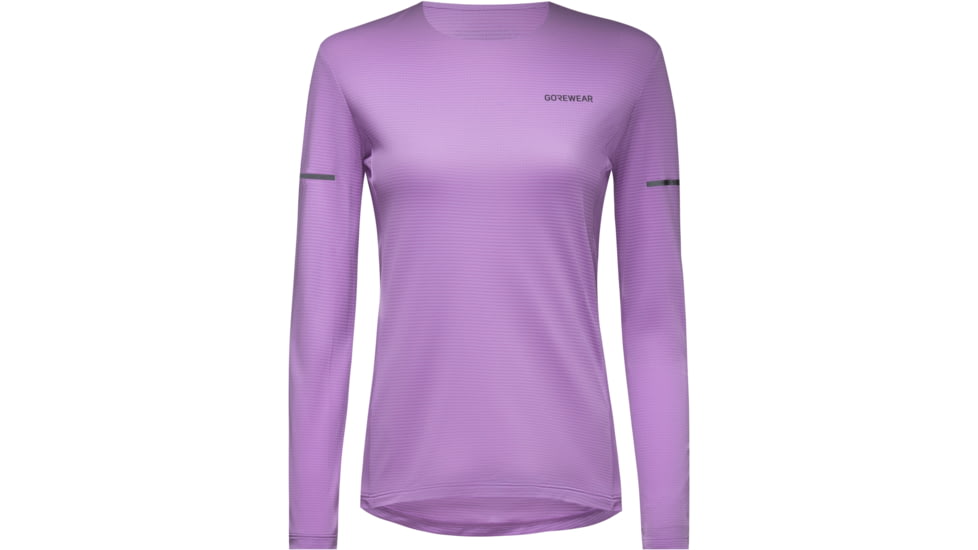 GOREWEAR Contest 2.0 Long Sleeve Tee Womens in Scrub Purple XS 0-2 Slim fit 0BAC33FB, 101073-BX00-36