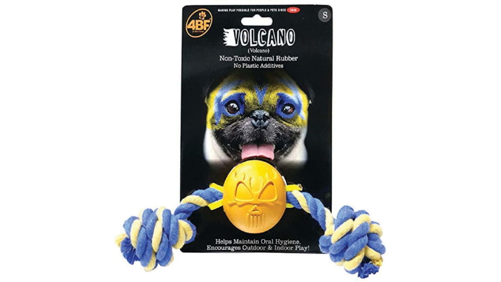 4BF for Best Friends Rope &amp; Ball Toy, Mask Valcano, Small, 29945