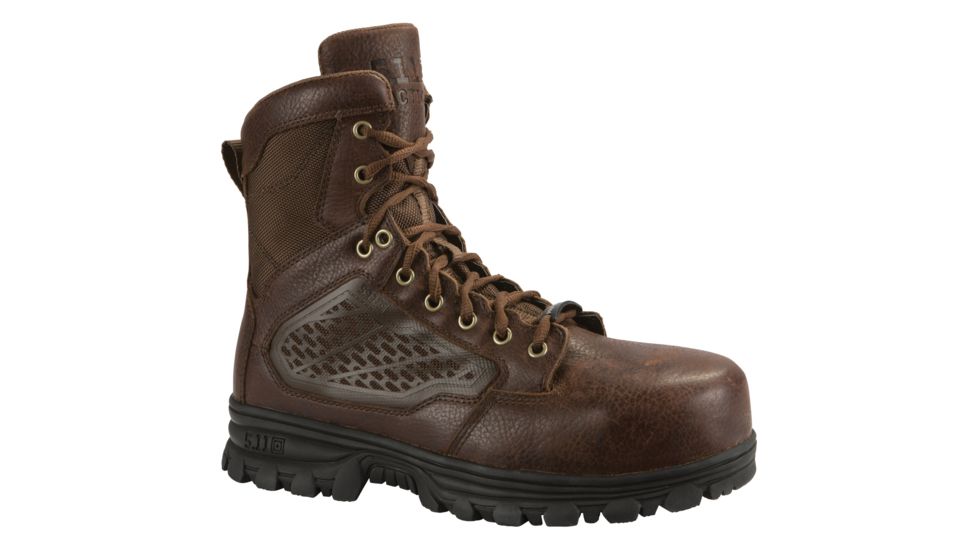 5.11 Tactical Evo 6in. CST Leather Boot, BISON, 14 1233210414W