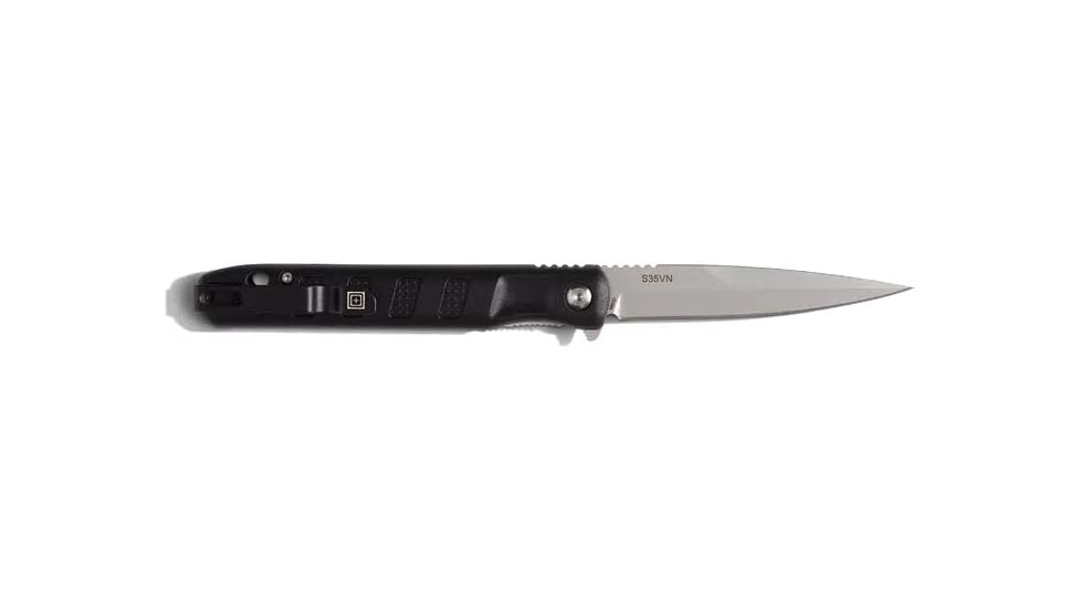 5.11 Tactical Flyte Elite SP Folding Knife, 3.15in, S35VN Steel, Spear Point, FRN, Black, 5830048-019-1 SZ