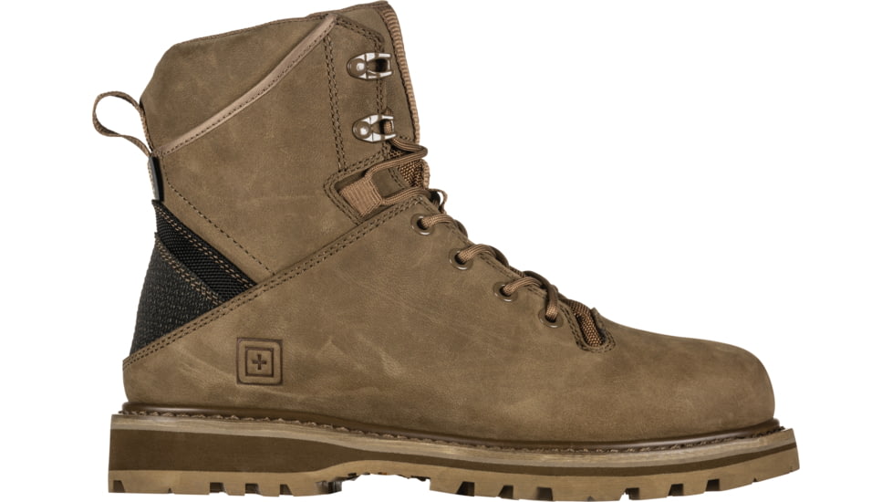 5.11 Tactical Apex 6 Waterproof Boots, Regular, 7 US, Dark Coyote, 12412-106-7-R