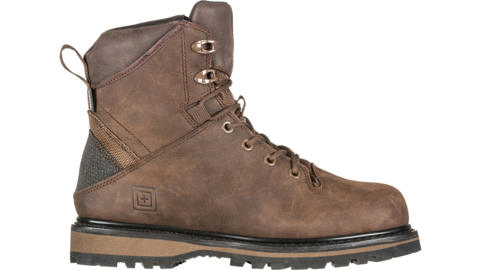 5.11 Tactical Apex 6 Waterproof Boots, Regular, 10.5 US, Dark Earth, 12412-282-10.5-R