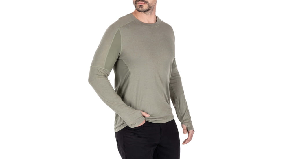 5.11 Tactical Charge Long Sleeve Active Tops - Mens, Python, Extra Small, 82125-256-XS