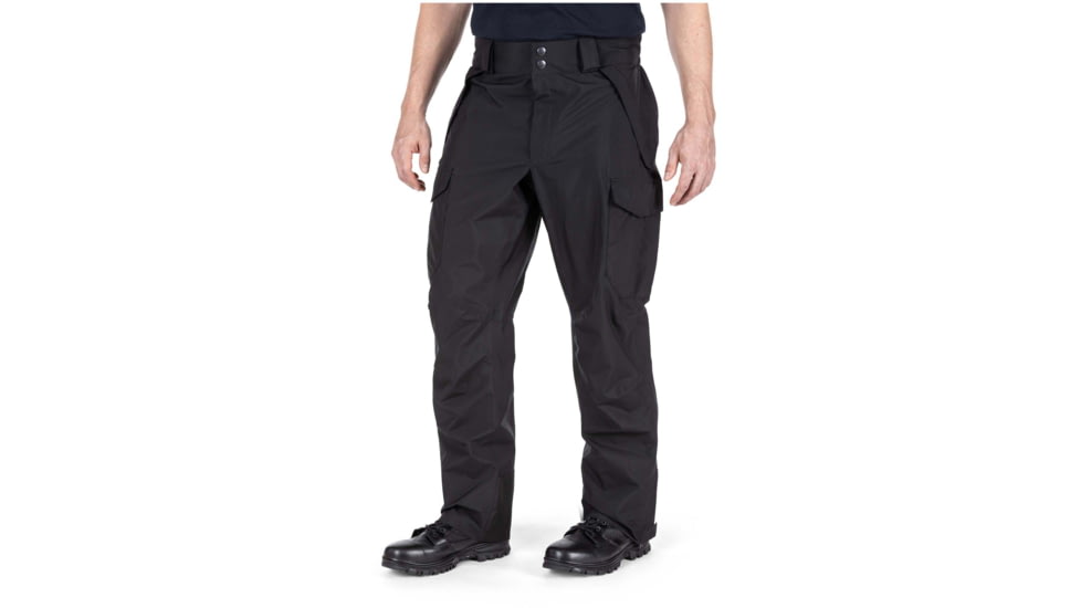 5.11 Tactical Duty Rain Shell Pants - Mens, 2XL, Black, 48350-019-2XL