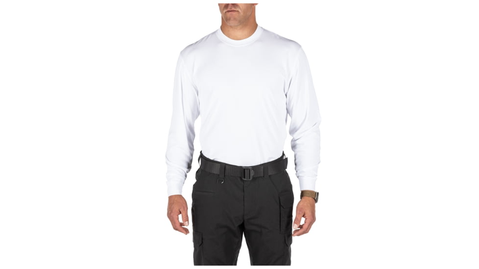 5.11 Tactical Performance Utili-T Long Sleeve 2-pack - Men's, White, S, 40175-010-S
