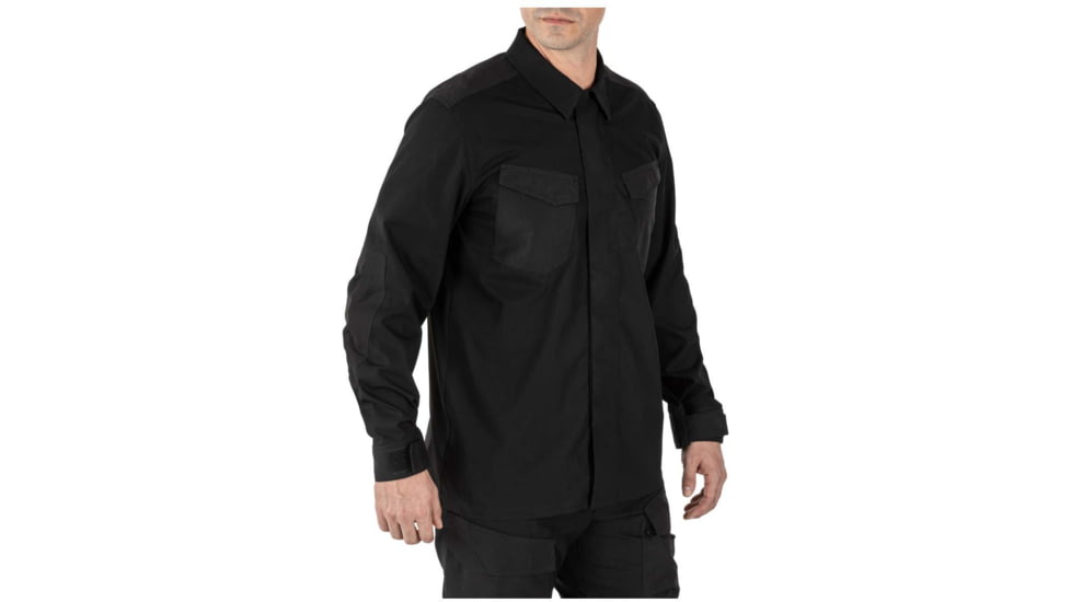 5.11 Tactical Quantum TDU FD Long Sleeve Shirt - Mens, Black, 2XL, 72524-019-2XL-R