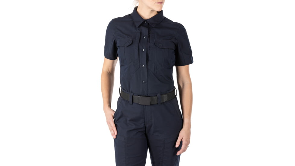 5.11 Tactical Stryke Short Sleeve Shirt - Women's, Dark Navy, M, 61325-724-M