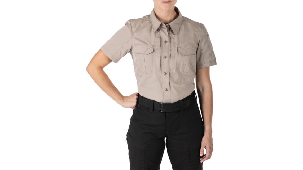 5.11 Tactical Stryke Short Sleeve Shirt - Women's, Khaki, XS, 61325-055-XS