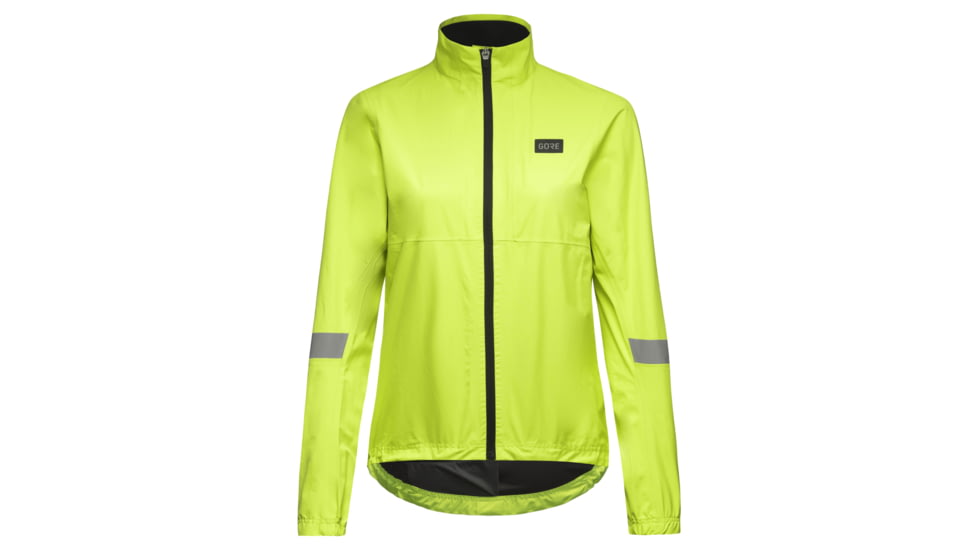 GOREWEAR Stream Cycling Jacket Womens in Neon Yellow Large 12-14 Regular fit Waterproof 0884CA1C, 100823-0800-42