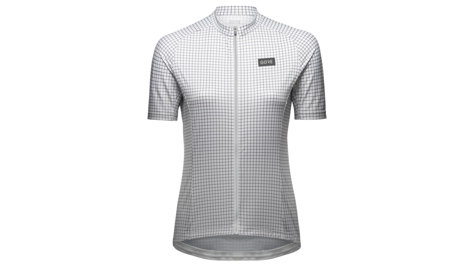 GOREWEAR Grid Fade Cycling Jersey Womens in Lab Gray/White Medium 8-10 Form fit BDB51EDC, 100937-BF01-40