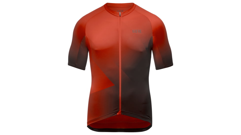 GOREWEAR Fade Cycling Jersey Mens in Fireball/Black XS Form fit 047F83F1, 100769-AY99-S