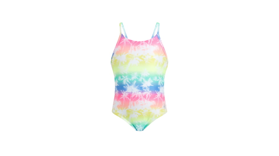 Body Glove Toddler Girls Rainbow Palm-Print One-Piece Swimsuit - Multi CC4D62E2, 4T, Multi, 8057BGS29-A-4T