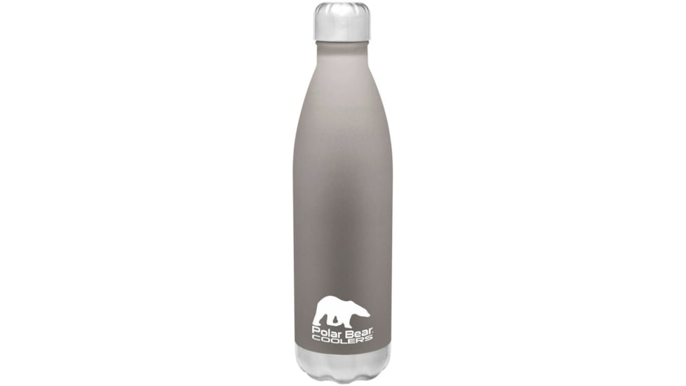 Polar Bear Coolers Urban Canteen 17oz Water Bottle, Gray, 0.5 liters, PBUCG