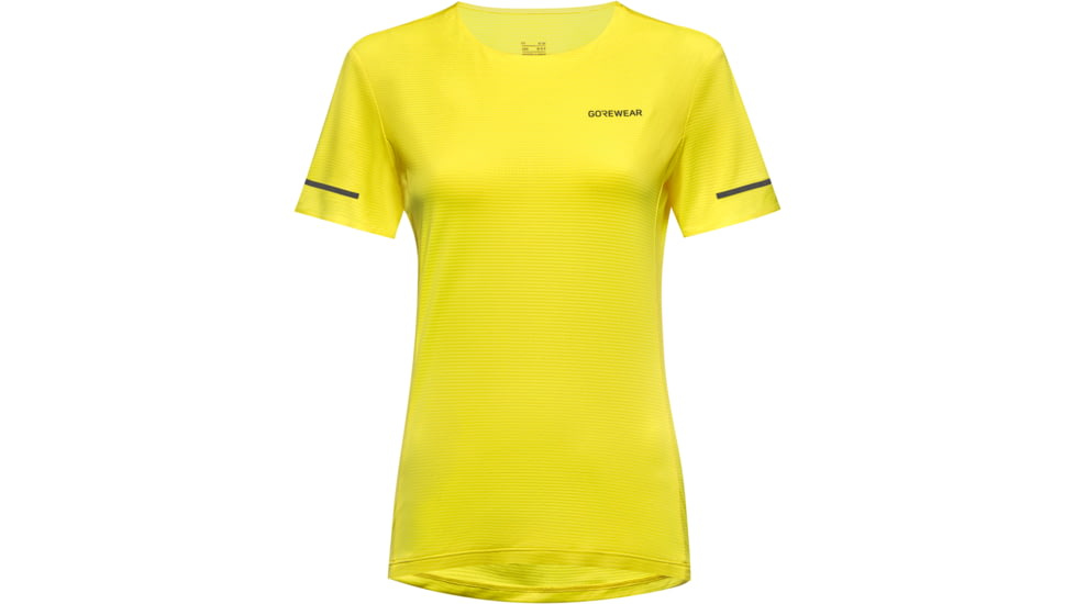 GOREWEAR Contest 2.0 Tee Womens in Washed Neon Yellow Small 4-6 Slim fit A7CDFDEC, 101072-BP00-38