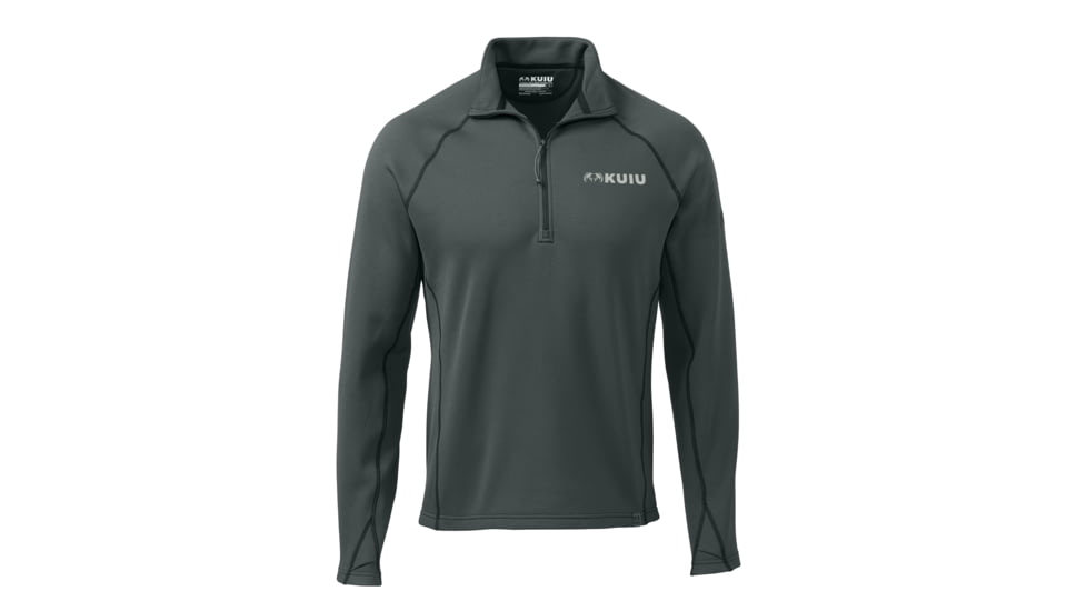 Kuiu Peloton 200 Zip Hunting Shirt - Men's, Gunmetal, 3XL, Toray, Adult, Male, 6826865557662