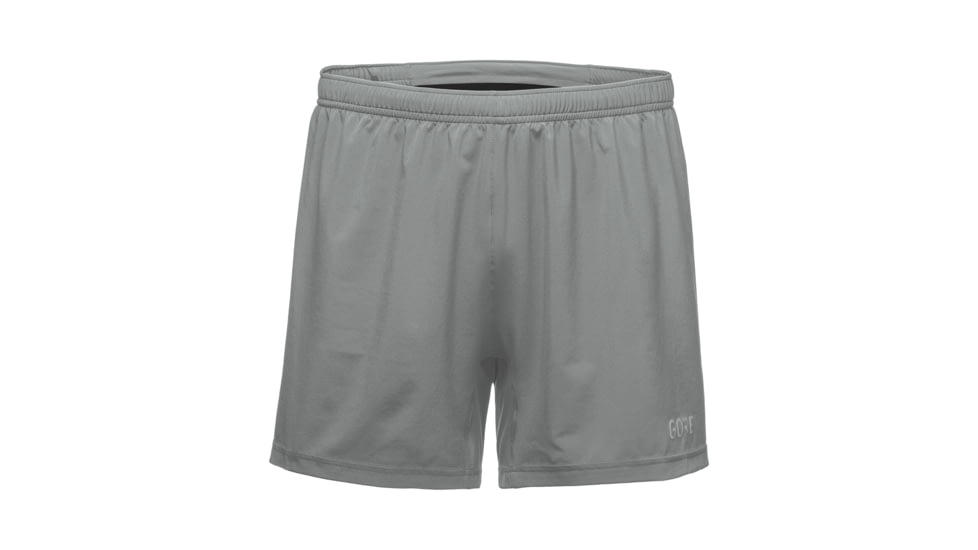 GOREWEAR Mens R5 5 Inch Running Shorts in Lab Gray XS Slim fit AB4CA898, 100619-BF00-S