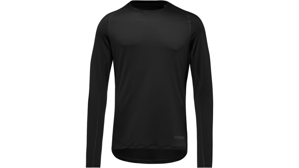 GOREWEAR Everyday Long Sleeve Running Shirt Mens in Black XL Regular fit C884DB9B, 101022-9900-XXL