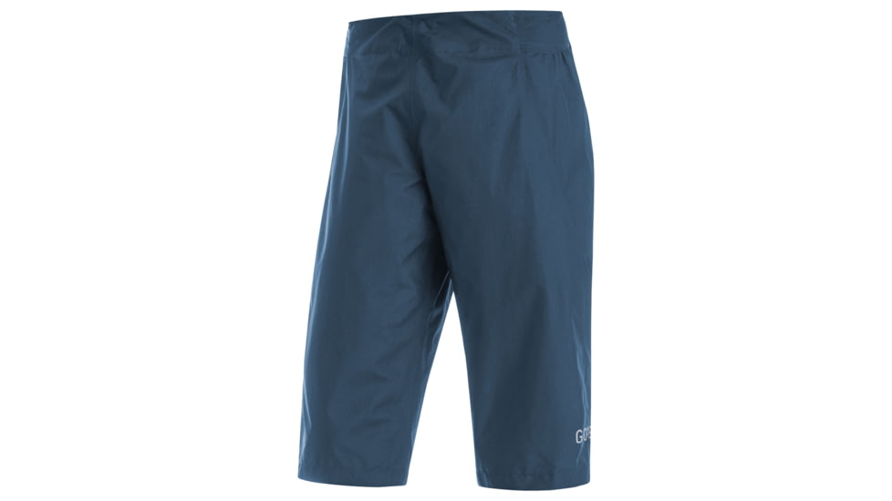 GOREWEAR Mens C5 GORE-TEX PACLITER Trail Cycling Shorts in Deep Water Blue Large Regular fit Waterproof 0062D908, 100574-AH00-XL