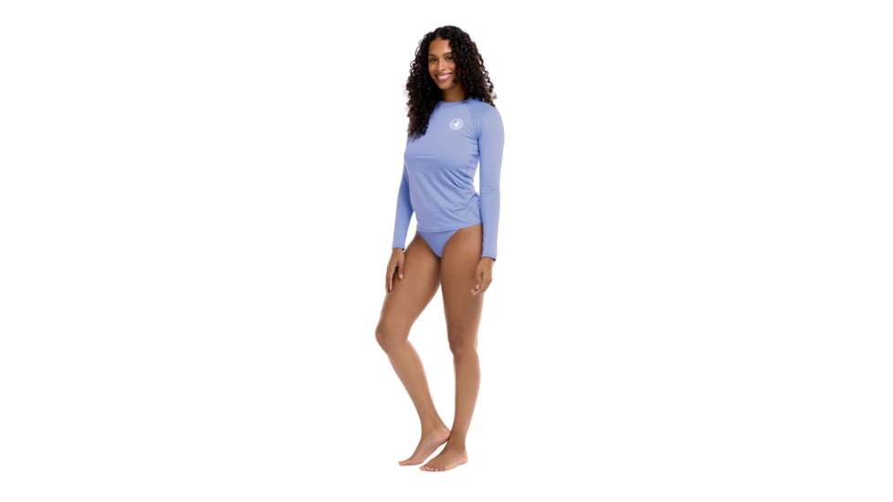 Body Glove Smoothies Sleek Long Sleeve Rashguard - Periwinkle 86FCFD4F, S, Periwinkle, 39-506741A-Periwinkle-S