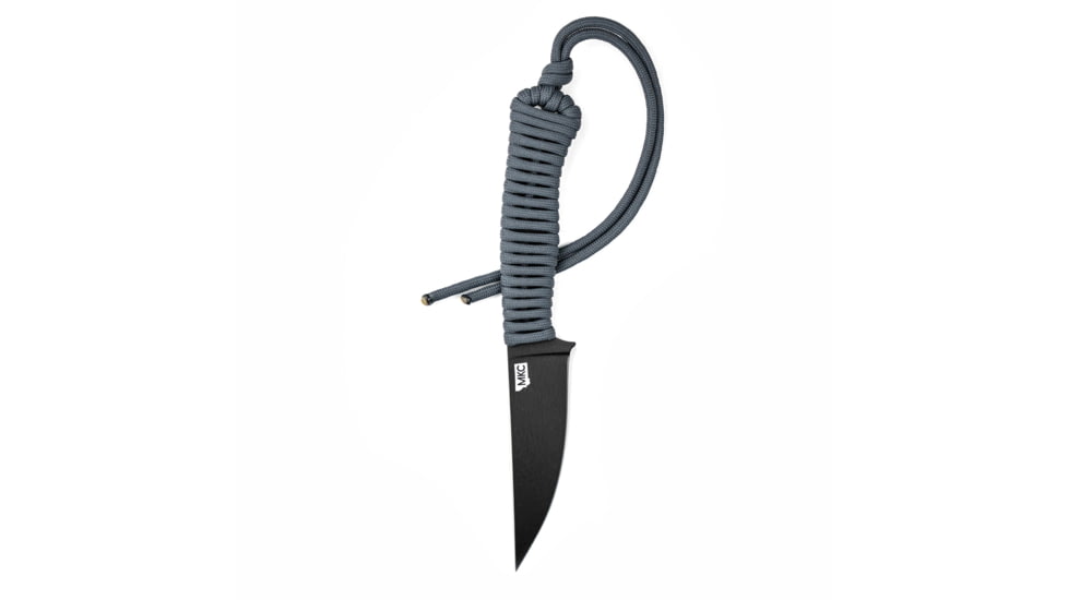 Montana Knife Company Speedgoat 2.0 Fixed Blade Knives, 3.625 inch, 52100 Ball Bearing Steel, Fixed Blade, USA Paracord Handle, Grey, 7.875 inch, MKC-000397