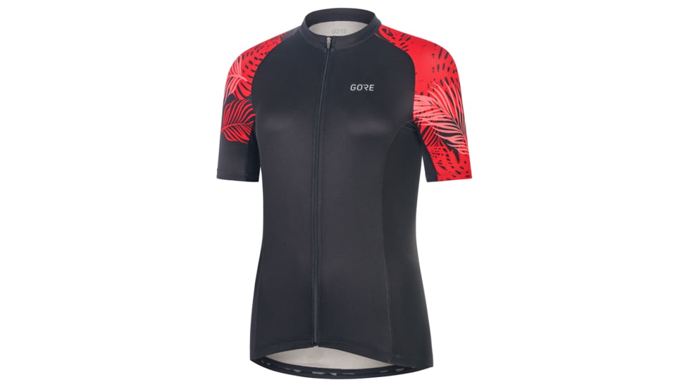 GOREWEAR Exotic Cycling Jersey Womens in Black/Hibiscus Pink XS 0-2 Form fit A3EBA2B3, 100723-99AK-36