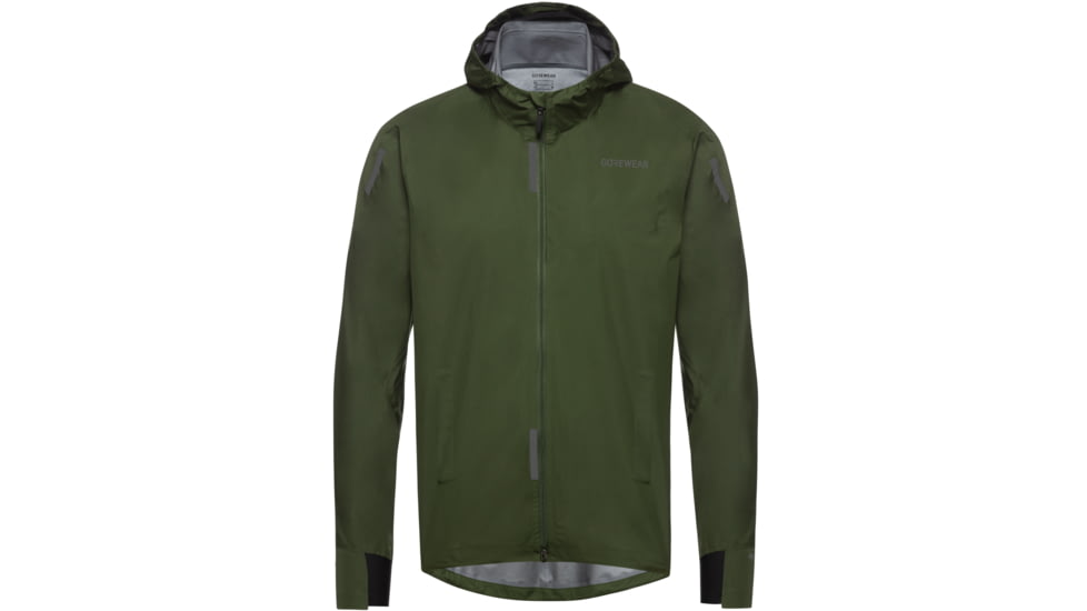 GOREWEAR CONCURVE GORE-TEX Running Jacket Mens in Utility Green Medium Slim fit Waterproof 3FBBD46D, 101066-BH00-L