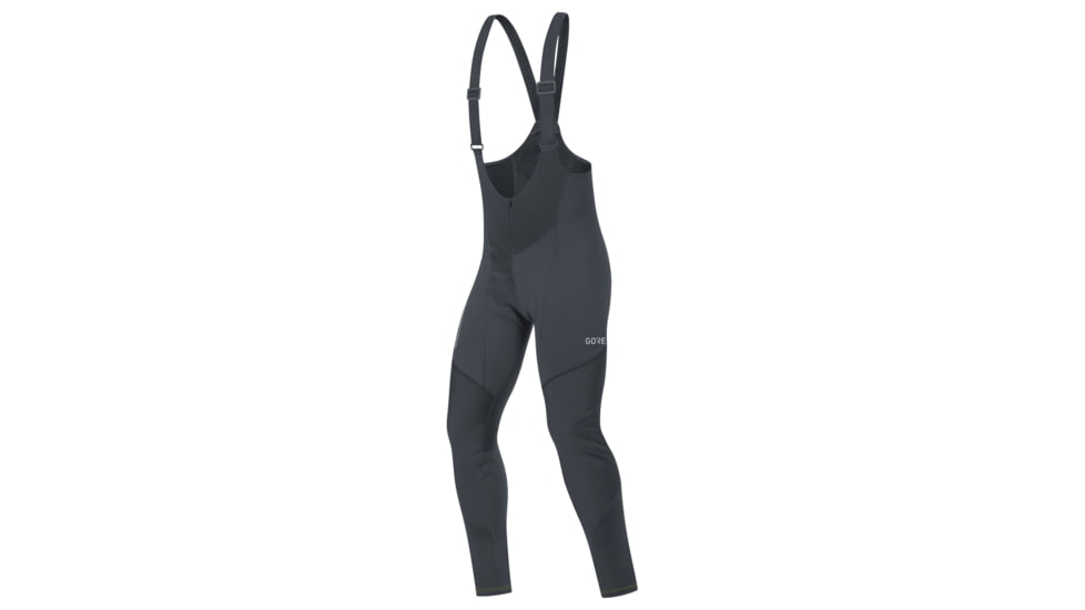 GOREWEAR Mens C3 WINDSTOPPERR Cycling Bib Tights+ in Black XL Form fit Windproof BC6A9809, 100337-9900-XXL