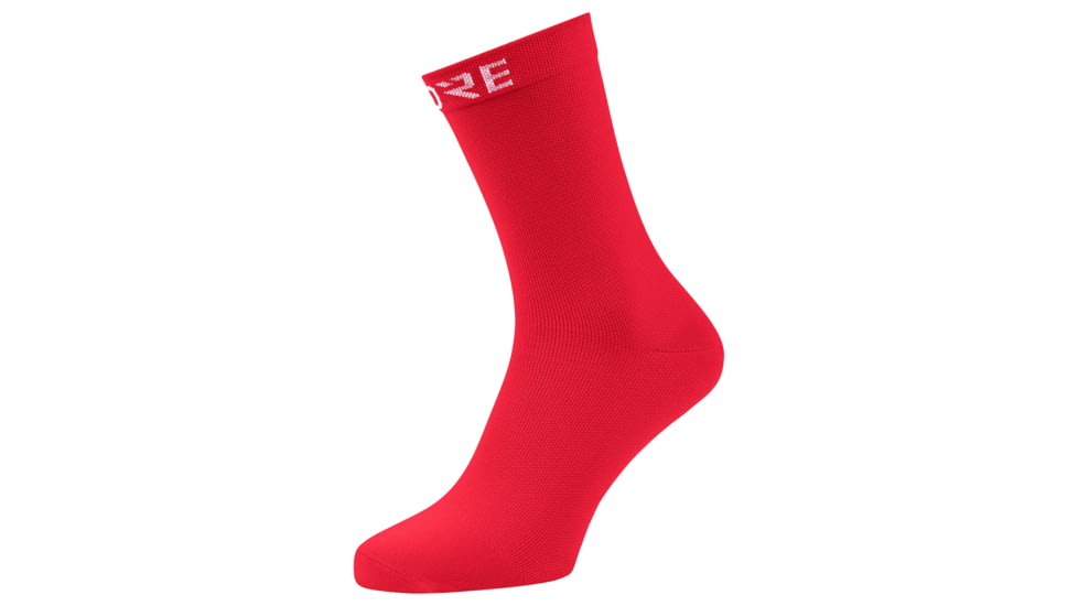GOREWEAR Cancellara Mid Socks in Red 6-7.5 C0A84AB9, 100784-3500-M