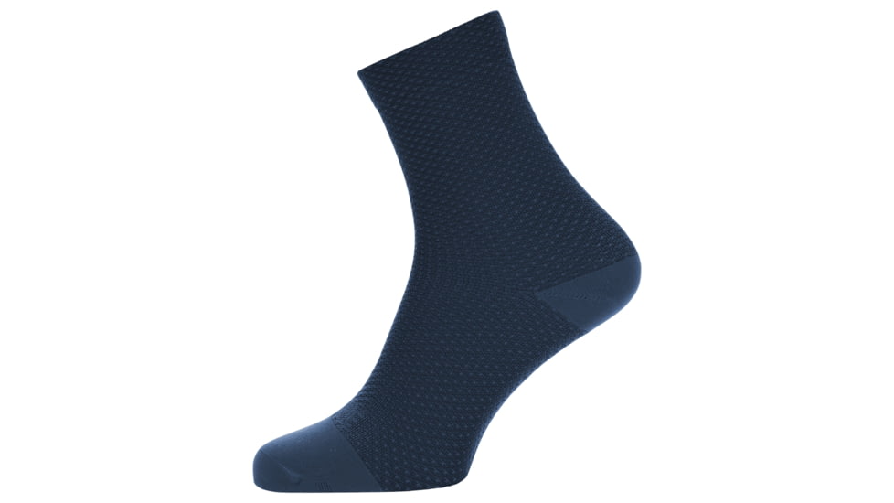 GOREWEAR C3 Dot Mid Socks in Orbit Blue/Deep Water Blue 3.5-5 Moisture Wicking 3A568BF0, 100260-AUAH-S